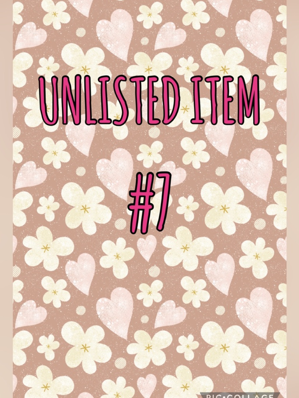 Unlisted Item 7